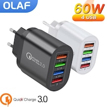 Olaf Usb Şarj Aleti 4 Port 60w 3.1a Hızlı Şarj 3.0 Cep Telefonu Şarj Cihazı İphone Uyumlu 11 Samsung Xiaomi Poco F3 Hızlı Duvar Şarj Cihazları Olaf Usb Şarj Aleti 4 Port 60w 3.1a Hızlı Şarj 3.0 Cep Telefonu Şarj Cihazı İphone Uyumlu 11 Samsung Xiaomi Poco F3 Hızlı Duvar Şarj Cihazları