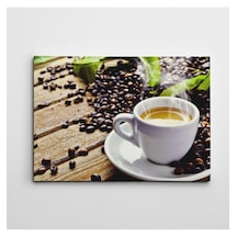 Fincan Ve Kahveler Dekoratif Kanvas Tablo 70 X 100 Cm