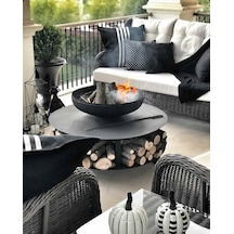 Fujı Short Odunluklu Ateş Çukuru, Bahçe Şöminesi & Bahçe Masası