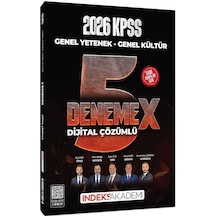 İndeks Akademi 2026 Kpss Genel Yetenek Genel Kültür 5 Denemex Çözümlü İndeks Akademi Yayıncılık