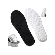 Fochsia Unisex Adım Atan Siyah Yastıklı Ayakkabı Tabanlığı Eu 35-36 Hafızalı Köpük Masaj