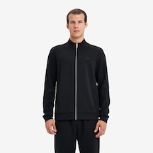 Lescon Siyah Erkek Fermuarlı Sweatshirt 26n-1159