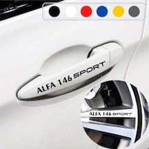 Alfaromeo 146 Için Kapı Kolu Ve Jant Sticker (10 Adet)