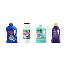 Bingo Yüzey Tem. Fresh 2.5 Lt + Ovma + Yüzey Tem. Fresh 2.5 Lt + Giysi Şampuanı 3 L 4'lü Set Diğer
