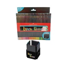 50 Renk Kuru Boya Black Edition 1 Paket 50 Li Kuruboya Tam Boy Karton Kutu
