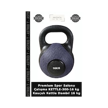Premium Spor Salonu Çalışma Kettle-300-16 Kg Kauçuk Kettle Dambıl 16 Kg