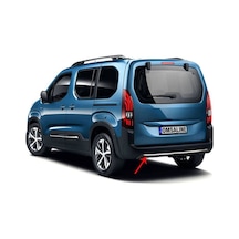 Peugeot Rifter Krom Arka Tampon Difüzör Çıtası 2019 ve Sonrası