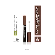 Kaş Şekillendirici Ve Sabitleyici Maskara Profesyonel Kaş Bakımı 4ml-kestane Kahverengi