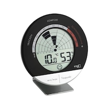 30.5032 Radar Dijital Kayıtlı Termometre Nem Ölçer, Siyah