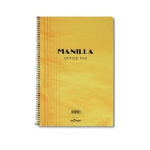 Manilla Ofis Defter 17x24 Çizgili Sarı