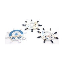 Ahşap Marin Duvara Asmalı Dümen Alk2464 - 9026828193848ynt Çok Renkli