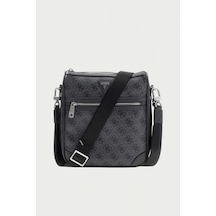 Guess Milano Çapraz Askılı Erkek Siyah Çapraz Çanta Hmmıllp6217-bth