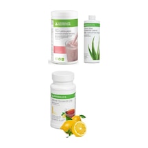 Set Ahududu Beyaz Çikolata Shake Aloe Suyu 50 Gr Limon Aromalı Çay