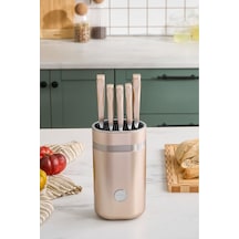 Karaca  Mastermaid 6 Parça Bıçak Seti Mineral Gold