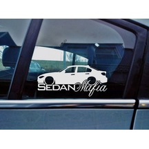 F30 3-series Kelebek Cam Araba Oto Sticker 19 Cm 2 Adet