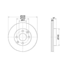 Renault Kangoo Ön Fren Disk 1998-2011 7700556572 Ayd50229 1.9, 1.4