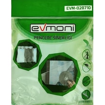 Evmoni Pencere Sinekliği Cırt Bantlı 100x150 Cm 4 Adet