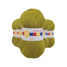 5 Adet Kristal El Örgü Lif İpi Çimen Yeşili 98229