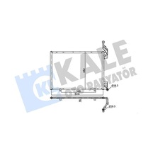 Kale 351995 Klima Radyatörü Kondanser - Ford Transit Courier 2014- 1.5 Tdcı Dizel 1751975 - 1755480 - 1818911 - 1856009 - Av1119710ga - Av1119710gb