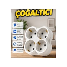 Kablosuz 4 Lü Duvar Tipi Priz Çoğaltıcı Diğer