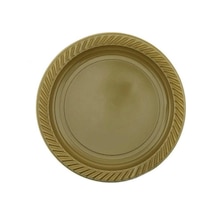 Altın Plastik Tabak 22 cm