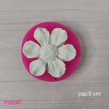 Yy0147 Altı Yapraklı Çiçek Silikon Kalıp