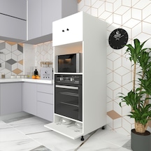 Kenzlife Fırın Dolabı Halide Byz 162 60 56 Mutfak Kapaklı Ayaklı Banyo Kiler Ofis