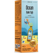 Ocean Balık Yağı Portakal Aromalı Sıvı Takviye Edici Gıda 150 Ml