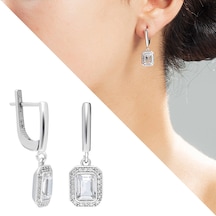 Tesbihane Starlight Diamond Pırlanta Montür Zarif Baget Taşlı 925 Ayar Gümü