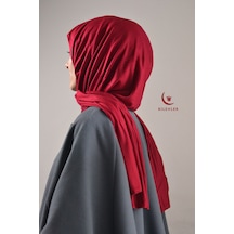Bilenler Tesettür Penye Şal - 65 X 175 / Kırmızı Kırmızı