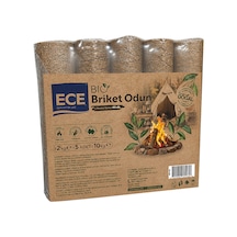 4 Adet Ece Bio Briket Odun 5''li 10 Kg