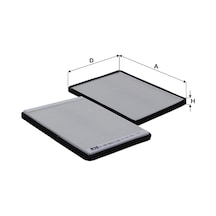 Fil Filtre HC 7069 Megane I 77 00 424 093 Polen Filtresi