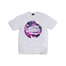 Stoned&Fame Beyaz Arctic Monkeys Baskılı T-shirt Beyaz