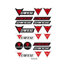 Sponsor Daınese Tasarımlı Ekipman Kask Motorsiklet Sticker Seti 01