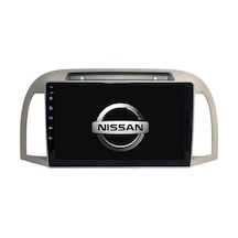 Nissan Micra Araç Multimedya Android Ekran Carplay Navigasyon Double Teyp 4+64 9" 02-10 Bej Cadence