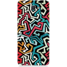 Samsung Galaxy J5 Prime Uyumlu Silikon Kılıf Pop Art Grafiti Grunge