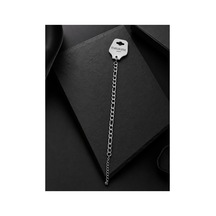 Çelik Paslanmaz Erkek Bilekliği 23 Cm 7.2mm Gümüş - 909393141 Gümüş