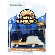 Greenlight 1984 Gmc Sierra Classic Truck The Great Outdoors Series 1 1:64 Model Araba