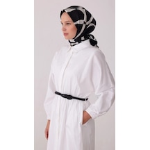 Belli Twill İpek Eşarp 26ka4429d01 42 Çok Renkli