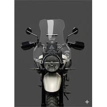 Royal Enfield Himalayan 450 Tur Cami 55cm Yükseklik Şeffaf Ürün