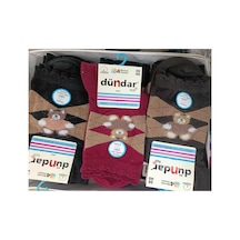 Dündar Çorap Kadın Cotton Sport Soket Çorap 4209b - 12 Adet Karışık Renk