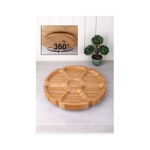 Hubrendy Tedarik 7 Bölmeli 25 Cm Dönerli Bambu Sunum Royaleks-bls Ds7-2525 Diğer