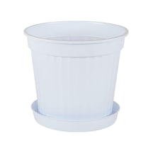 S212 Klasik Saksı Set No: 12 25 Litre 38 Cm, Beyaz