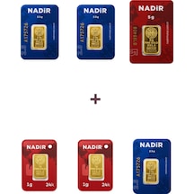 Nadir Gold 24 Ayar 14,5 Gram Altın 1 Ad 5 Gram Altın + 3 Ad 2,5 Gram Altın + 2 Ad 1 Gram Altın