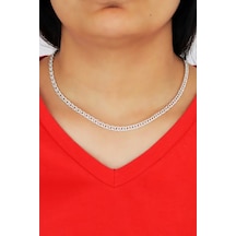 Burgu Tasarım Kadın Gümüş Kolye (506089226)