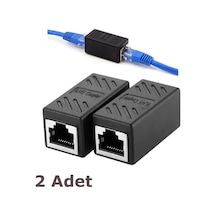 RJ45 Cat6 Cat7 Cat8 Kablo Uzatma Uzatıcı Ara Konnektör - 2 Adet