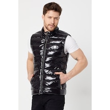 Oliggopol Erkek Slim Fit Parlak Şişme Yelek P001
