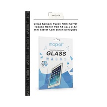 Cihaz Kalkanı Yüzey Filmi Şeffaf Tabaka Honor Pad X8 10,1 0,33 Mm Tablet Cam Ekran Koruyucu