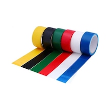 Meg 0.13mm X 17mm X 3m Renkli Elektrik Bandı 10'lu 10 Adet
