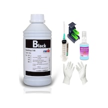 Canon Yazıcılar için Uyumlu Mürekkep Kartuş Dolum 1000 ML Siyah